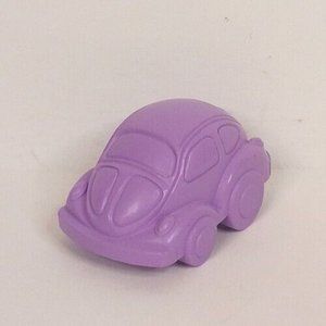 BUNCHO Volkswagon Beetle Plastic Figurine VW Vintage Purple Good Condition